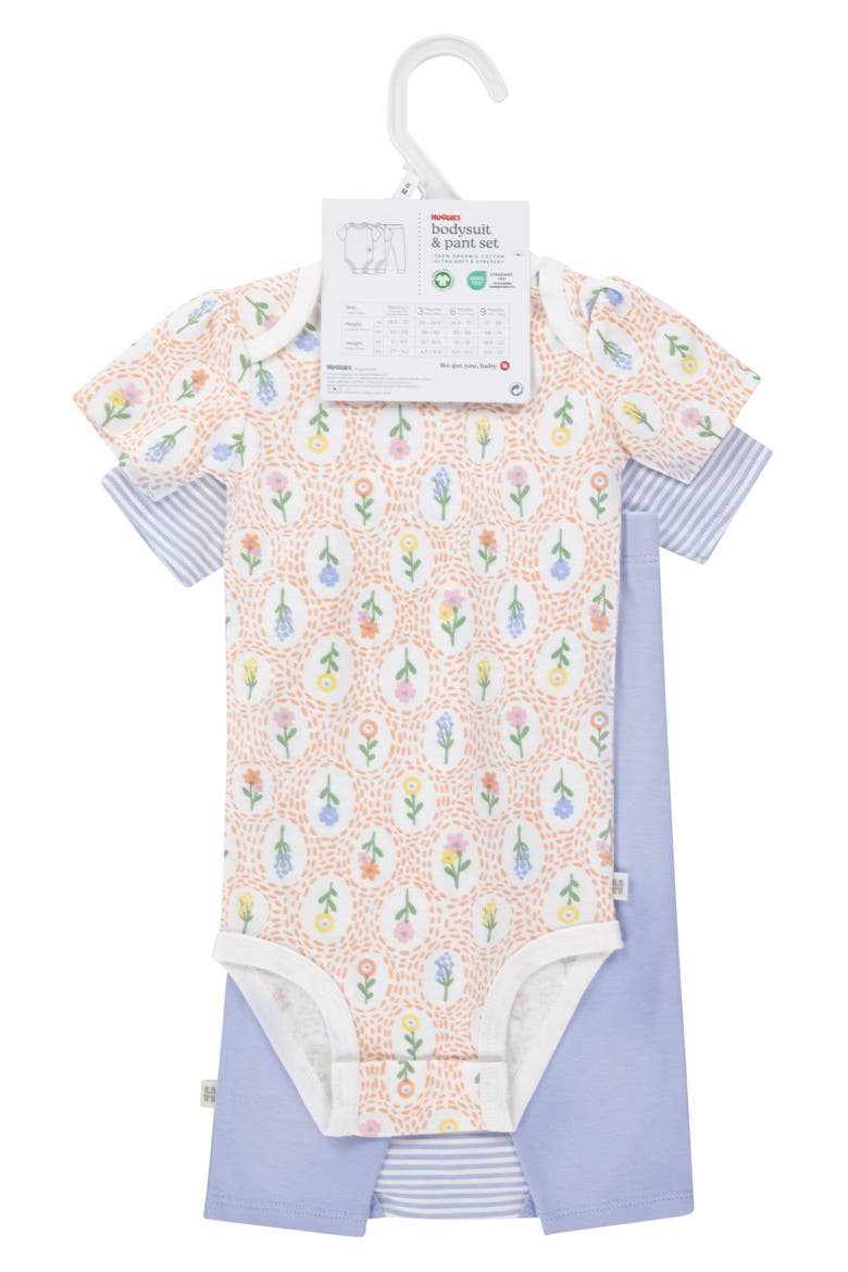 3-Piece Organic Cotton Bodysuit & Pants Set, Alternate, color, PBKBABY LA