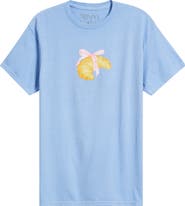 Vinyl Icons Croissant Cotton Graphic T-Shirt