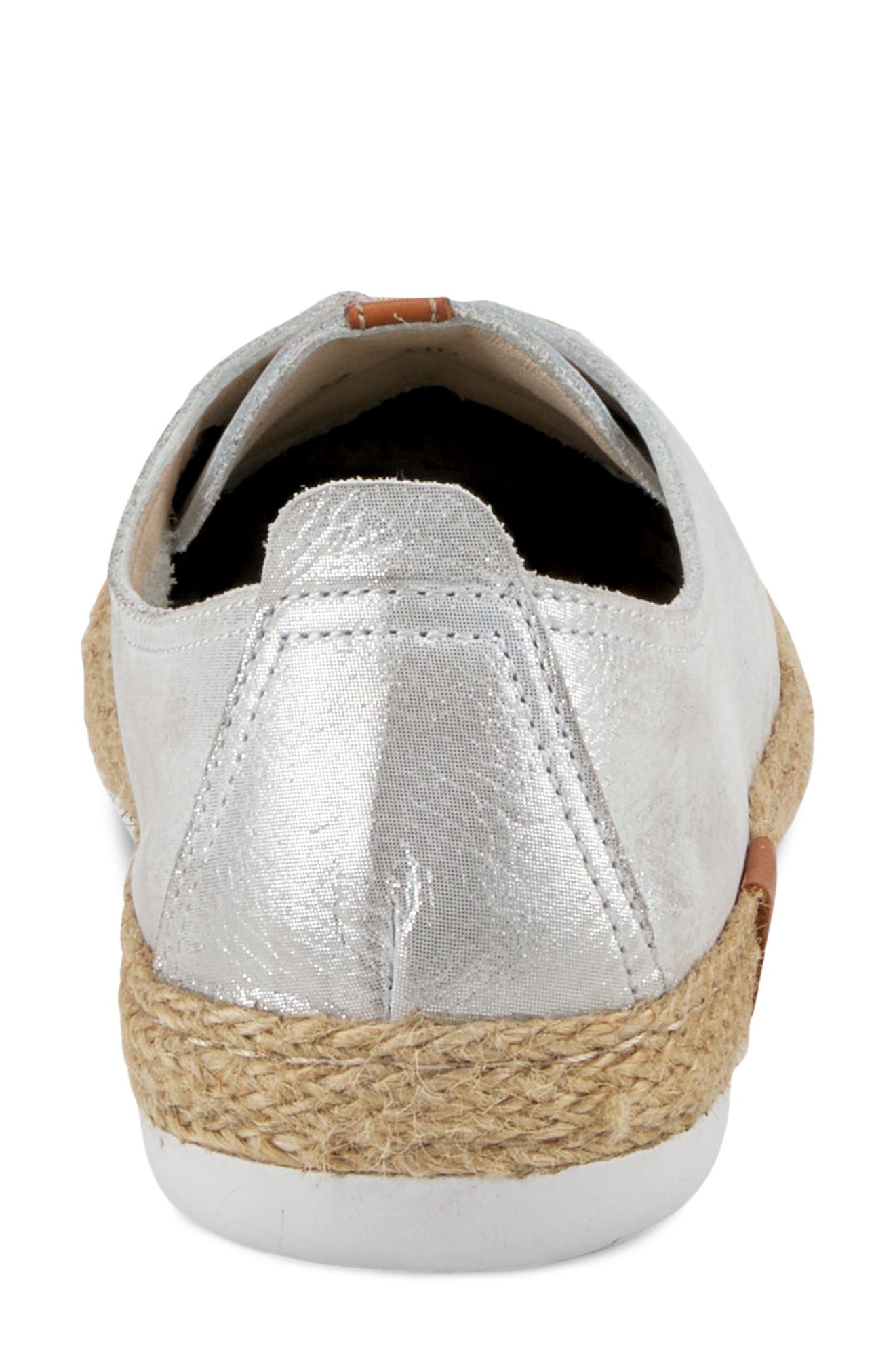 Eloya Espadrille Sneaker, Alternate, color, SILVER METALLIC