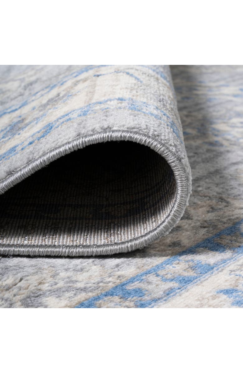 JONATHAN Y Modern Persian Vintage Moroccan Traditional Area Rug, Alternate, color, Gray/Blue