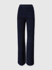 Missoni Zig Zag Viscose And Wool Straight-leg Trousers