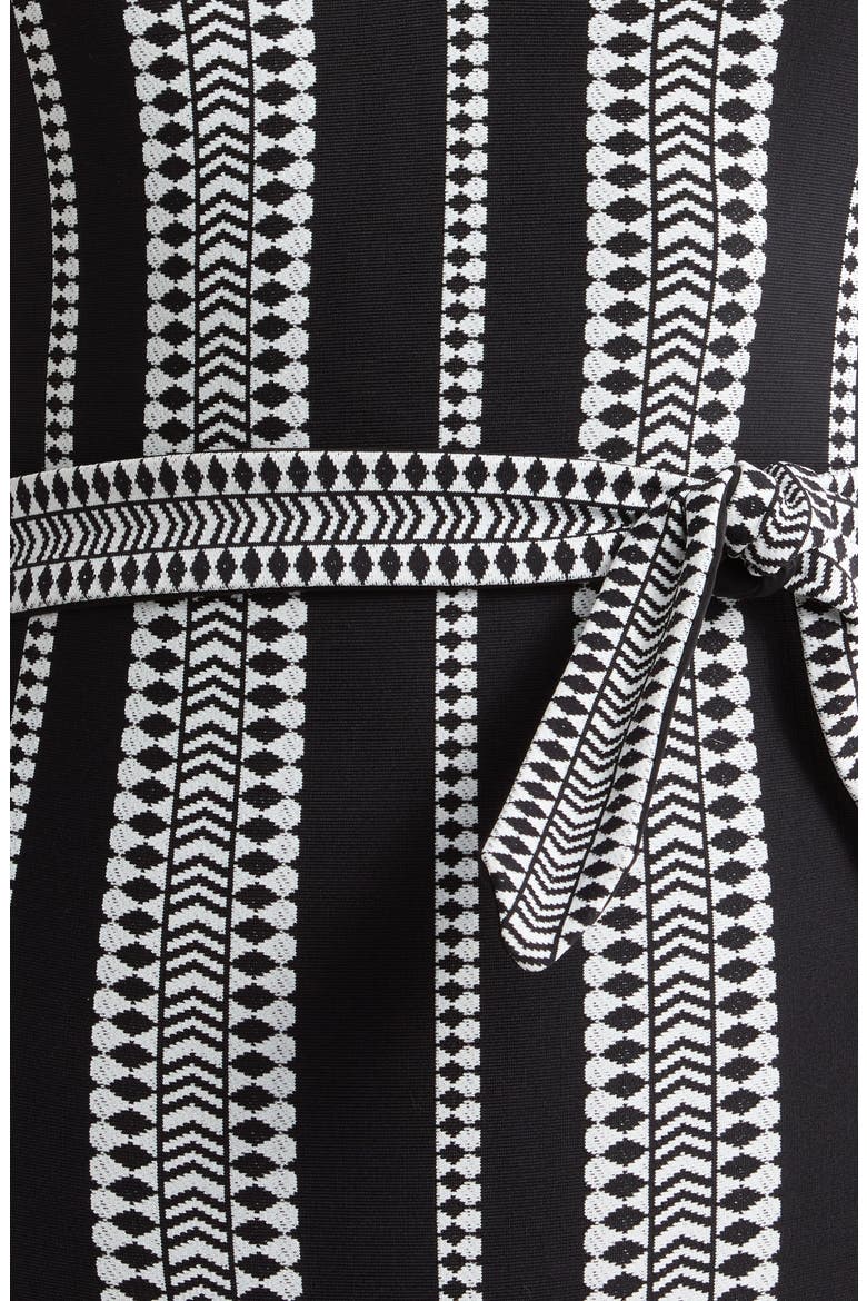 Lidya Tie Waist Halter One-Piece Swimsuit, Alternate, color, LUCHIA BLACK