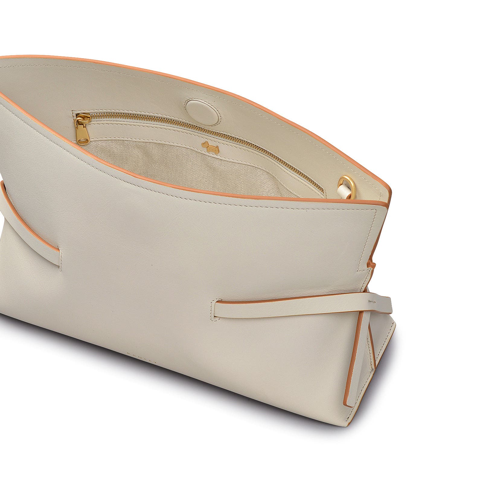 Radley Fleet Street Medium Open Top Clutch, Alternate, color, Chalk