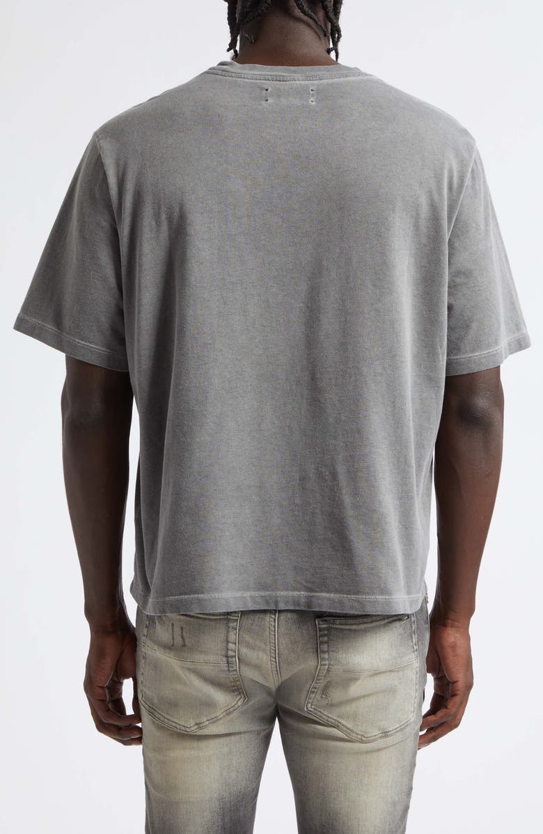 AMIRI Faded Pocket Crop T-Shirt, Alternate, color, Black