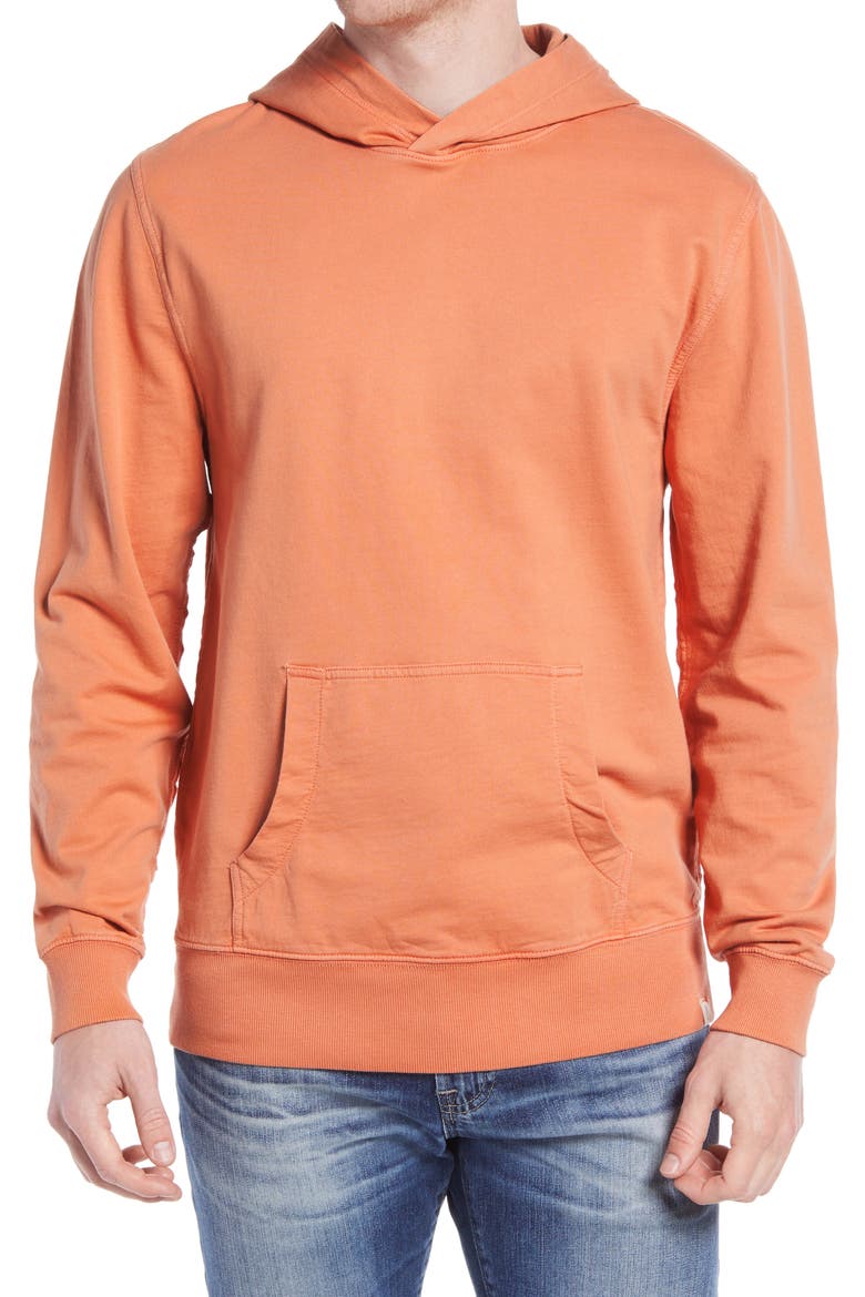 Terry Pop Over Hoodie, Main, color, COPPER