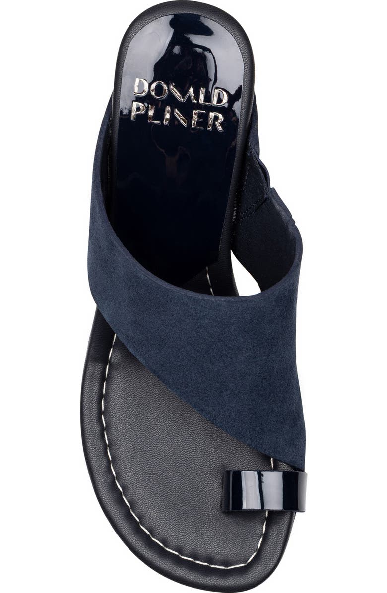 Donald Pliner Gyer Wedge Sandal, Alternate, color, Navy