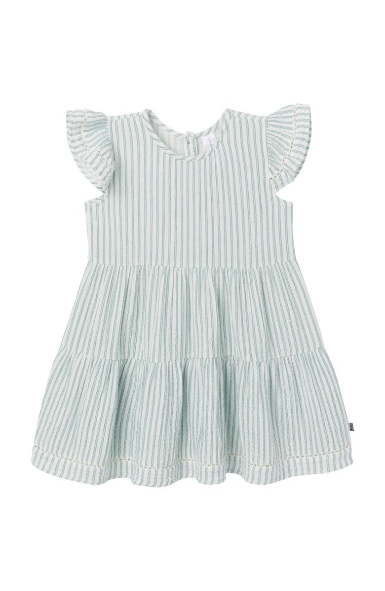 Modern Moments<sup>™</sup> by Gerber Mommy & Me Gauze Teal Stripe Dress, Main, color,