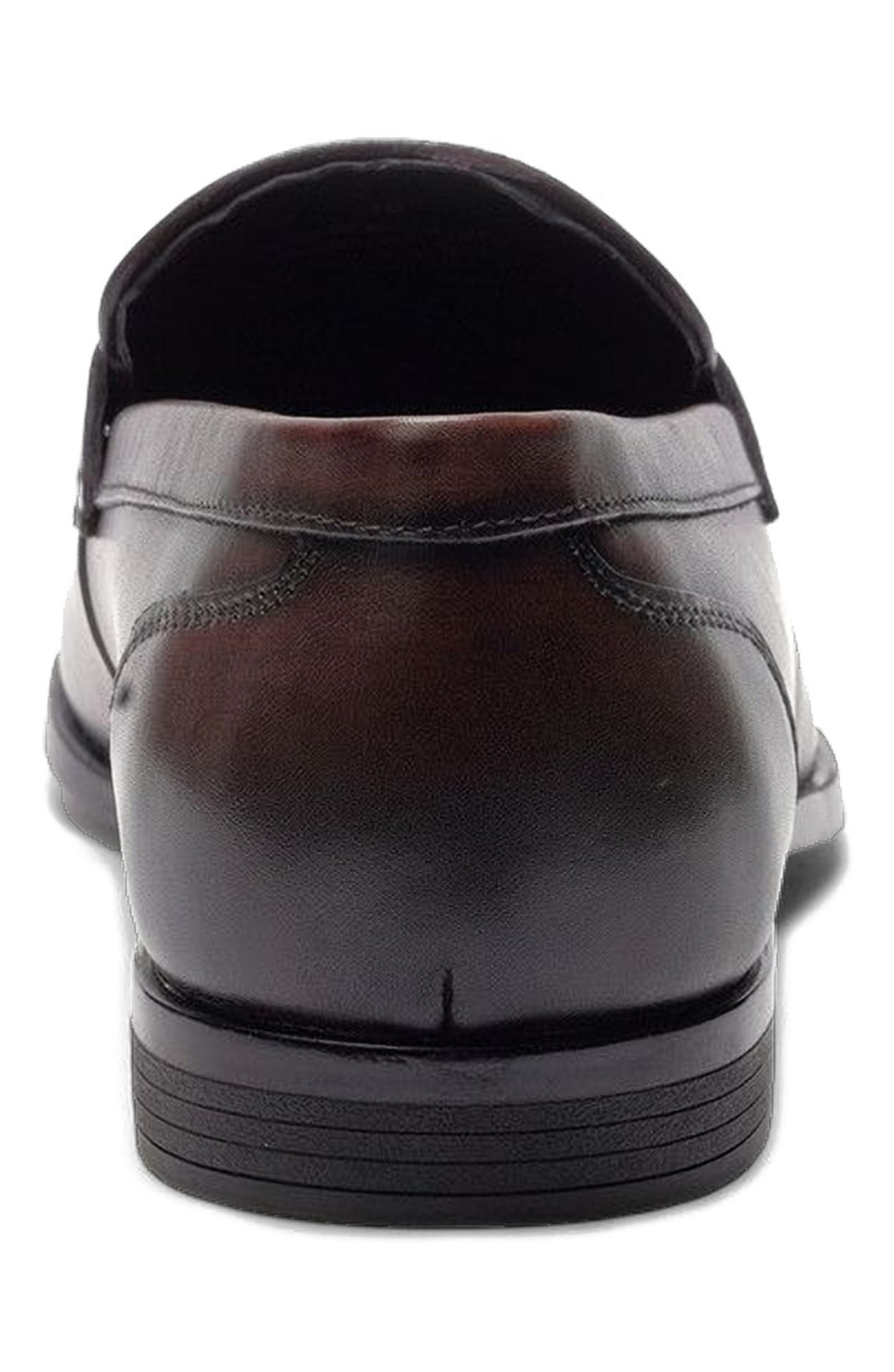 CARLOS SANTANA Solstice Penny Loafer, Alternate, color, Brown Leather