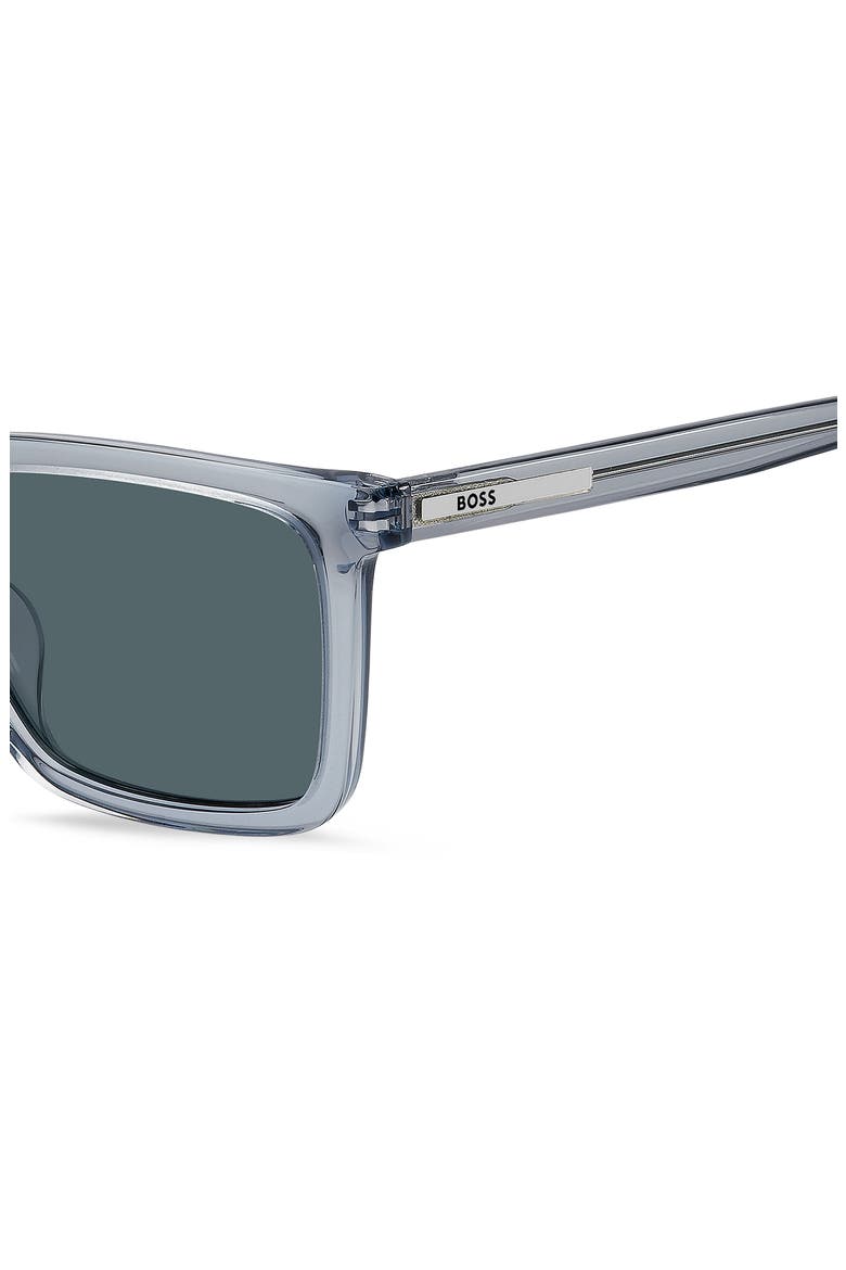 55mm Sunglasses, Alternate, color, BLUE/ GREY