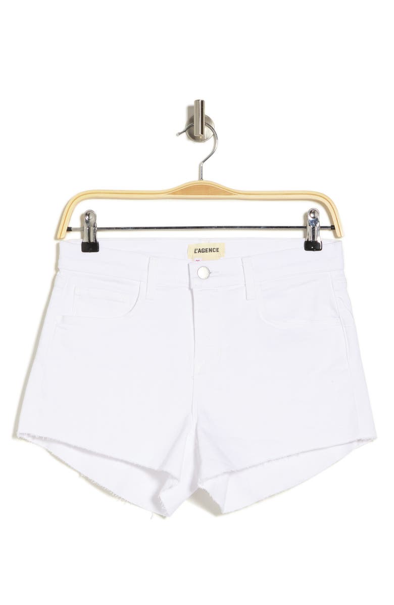 L'AGENCE Audrey Cutoff Shorts, Alternate, color,