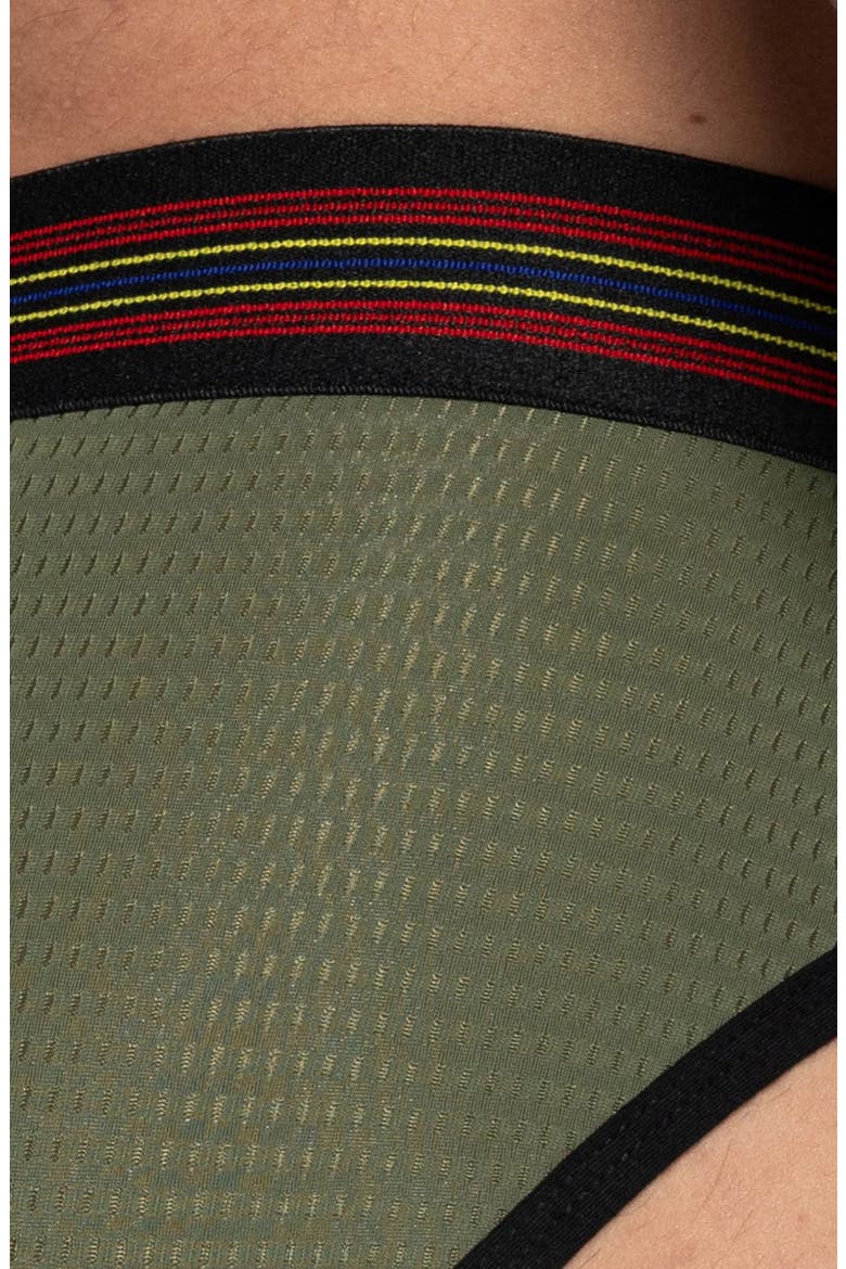 Mesh Briefs, Alternate, color, OLIVE
