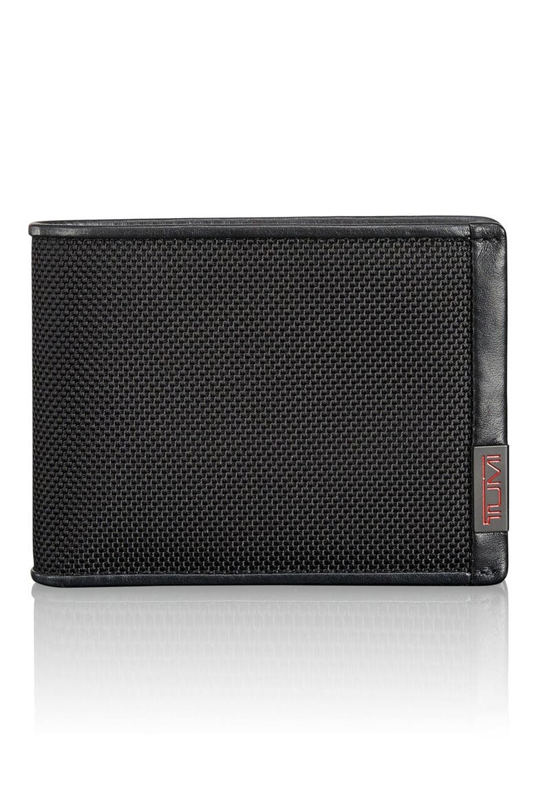 Alpha Billfold Wallet, Main, color, BLACK