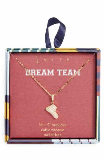 Leith Pavé CZ Sneaker Pendant Necklace