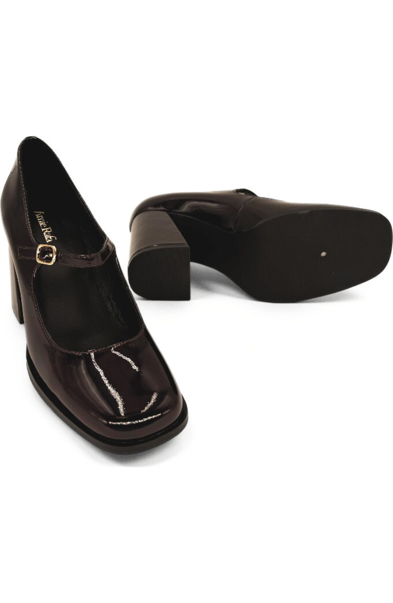 Amie Rafa Jackie Mary Jane Heels, Alternate, color, Brown