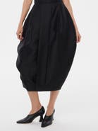 Alas Silk Wool Blend Voluminous Tulip Skirt