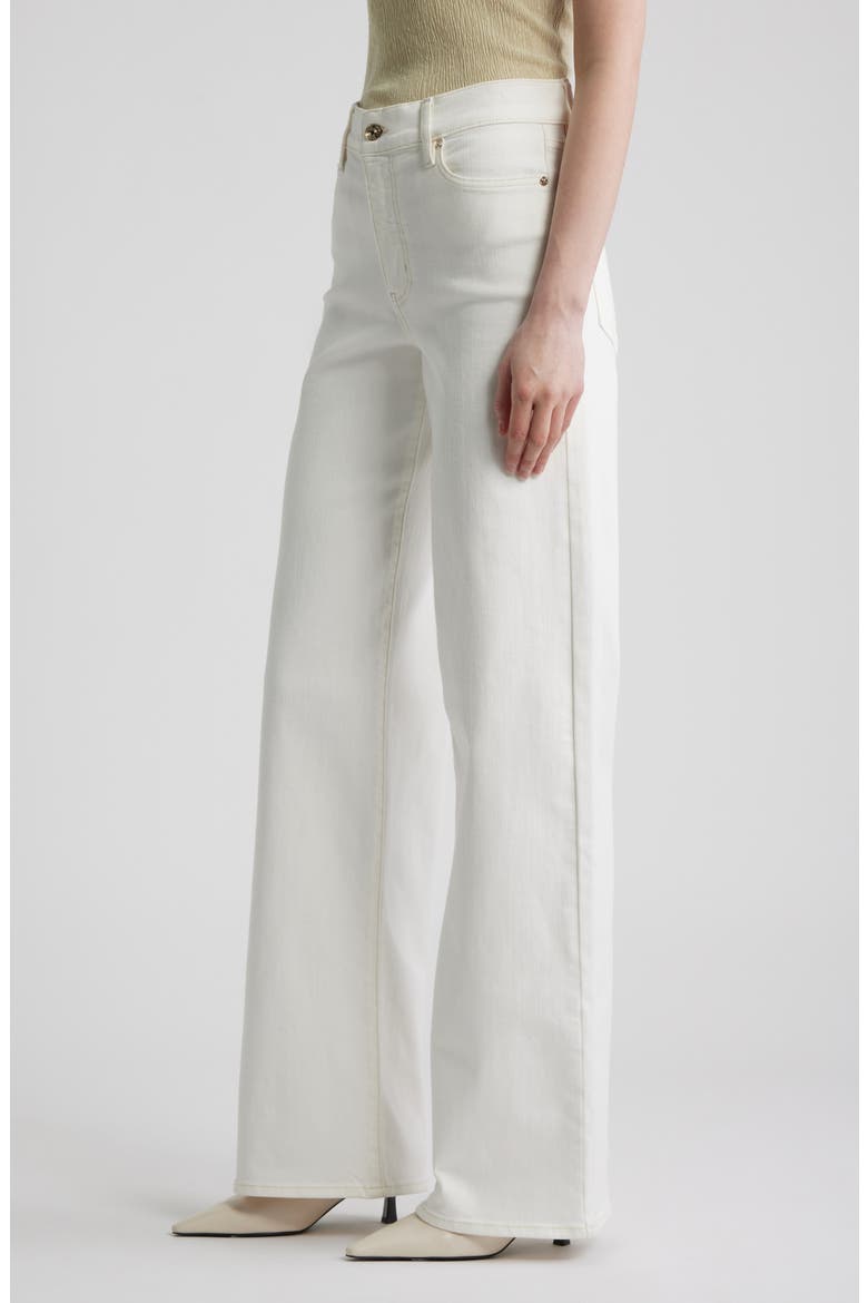 Long Le Slim Palazzo High Waist Wide Leg Jeans, Alternate, color, AU NATURAL CLEAN