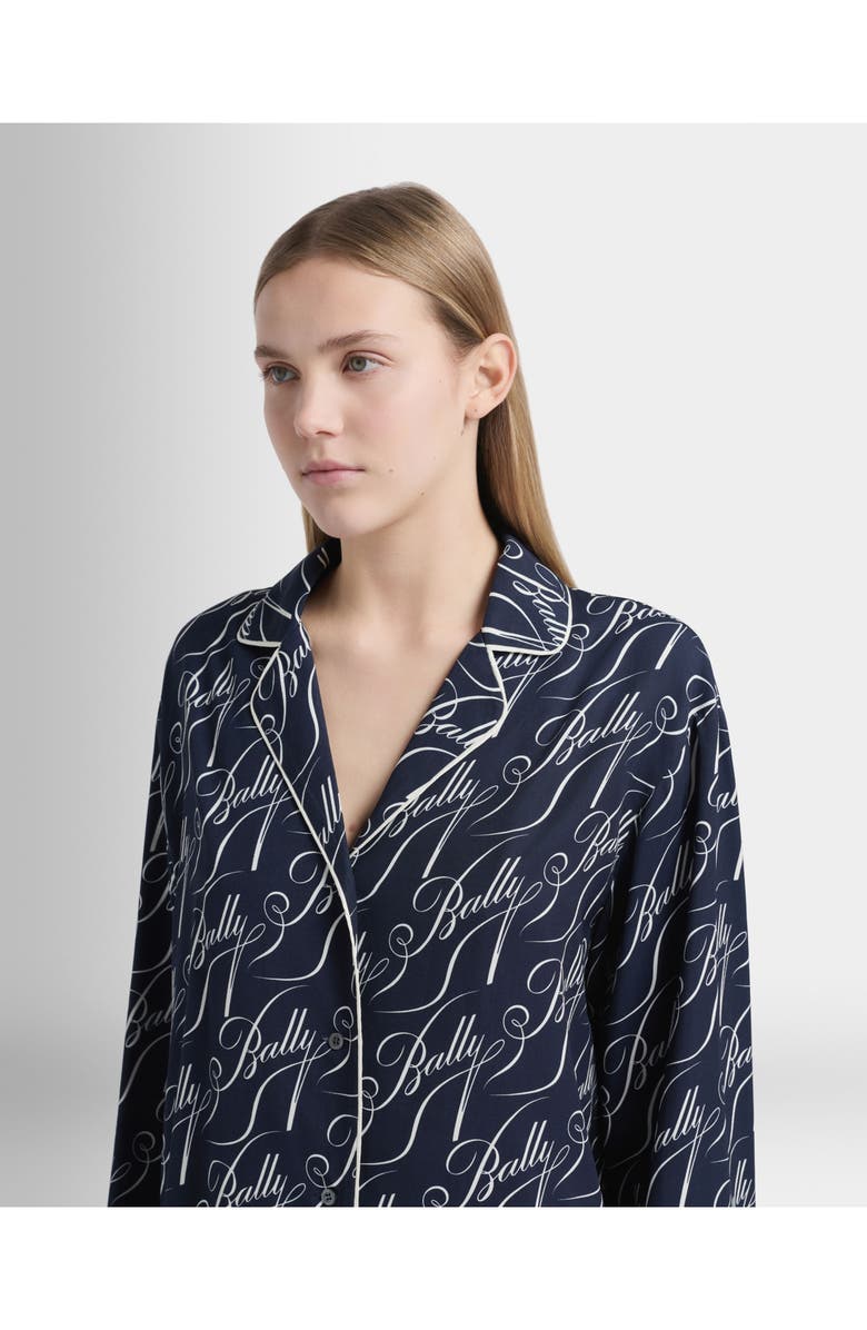 Bally Christmas Capsule Shirt, Alternate, color, Blue