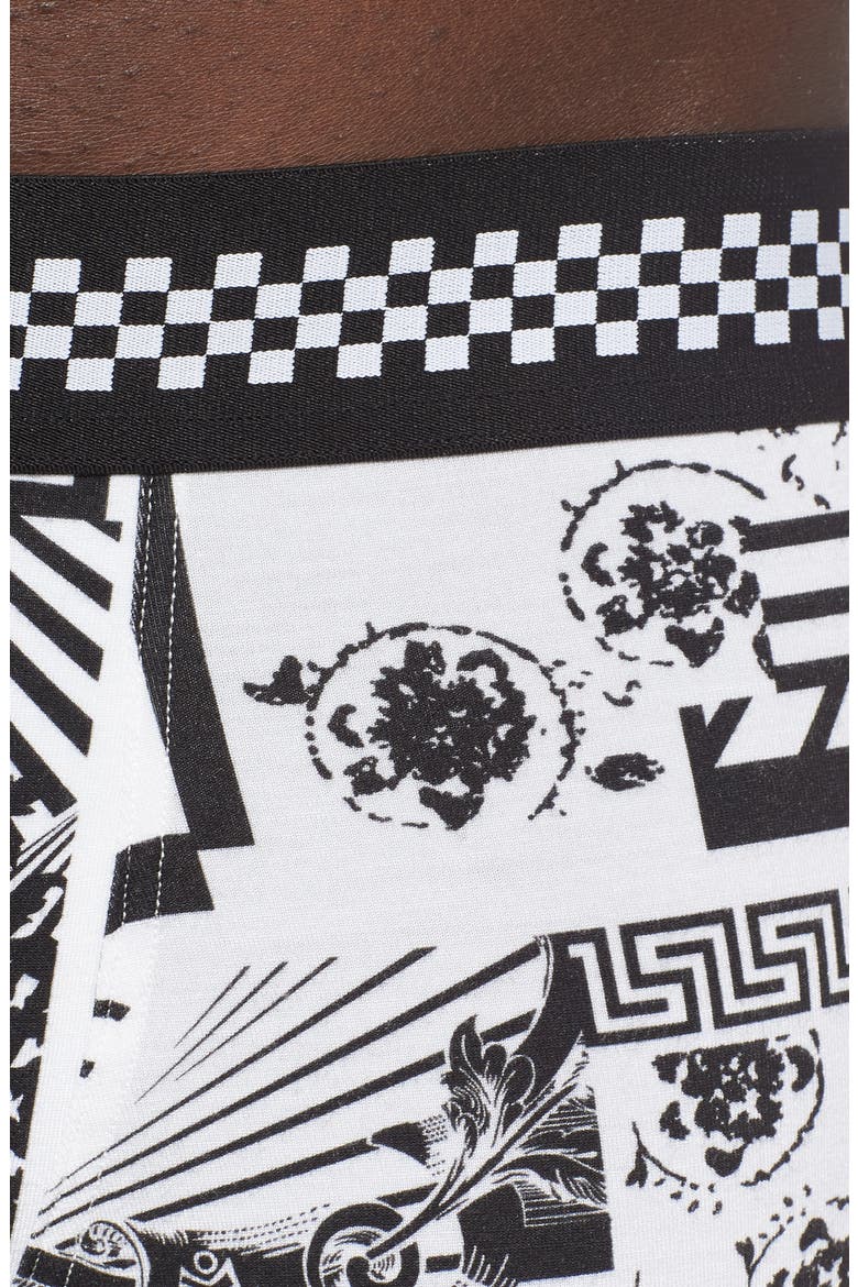 Low Rise Trunks, Alternate, color, BLACK/ WHITE