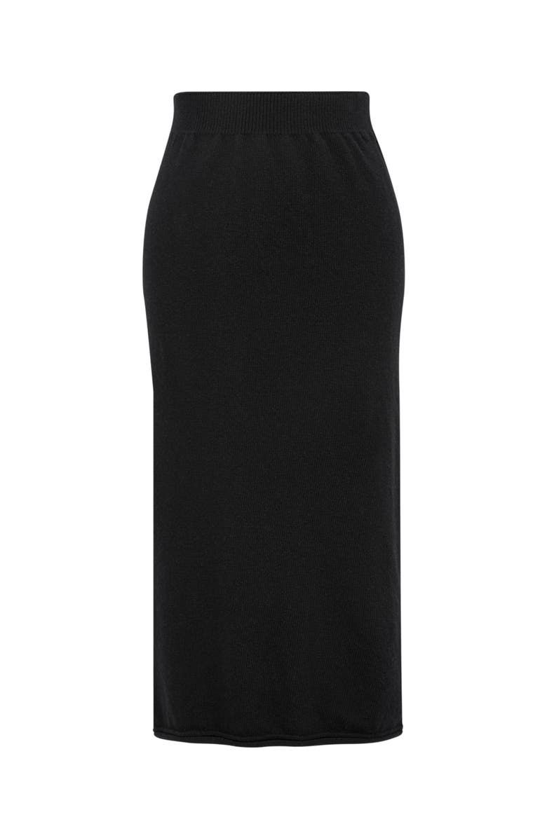 Celtic & Co. Geelong Wool Midi Skirt, Alternate, color, Black