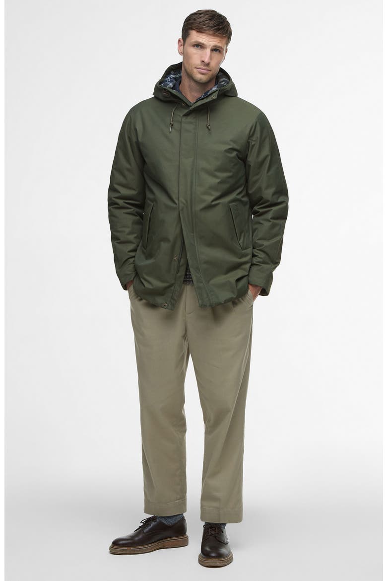 Modern Lorden Waterproof Hooded Jacket, Alternate, color, OLIVE