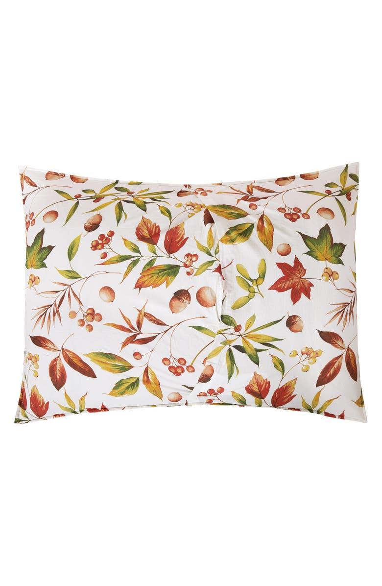 C&F Home Camilla Fall Leaves Cotton Quilt Set  - Reversible and Machine Washable, Alternate, color, Red