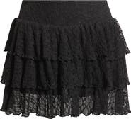 BP. Lace Tiered Mini Skort