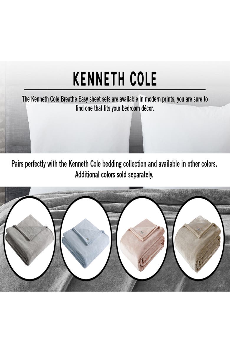 Kenneth Cole Solid Throw Blanket, Alternate, color, Smoke