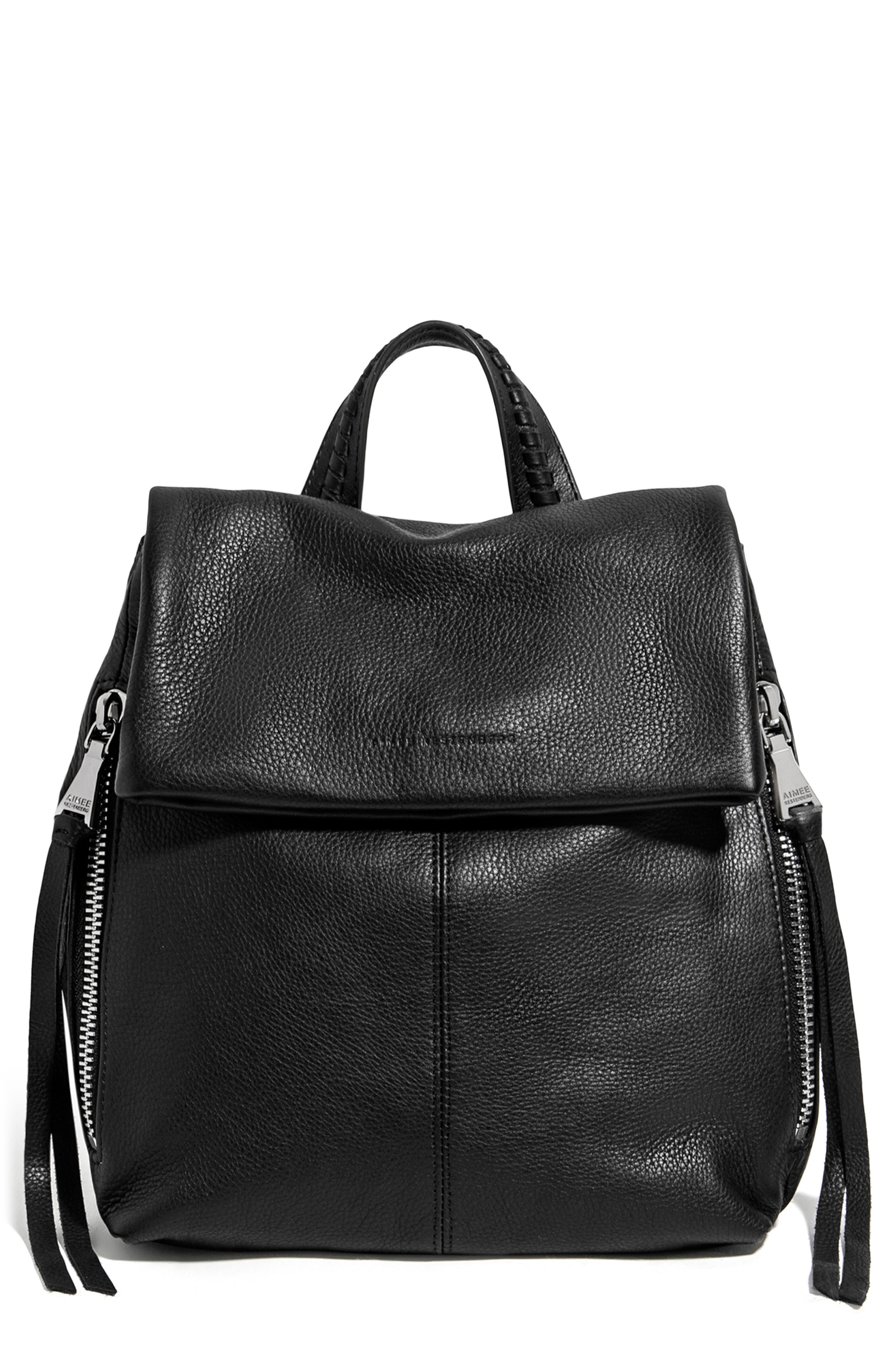 Aimee Kestenberg Bali Leather Backpack, Main, color, 