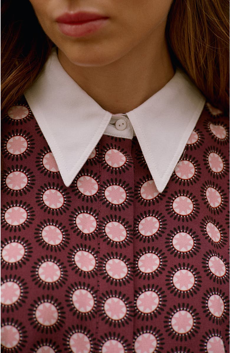 MINT VELVET Geo Print Midi Dress, Alternate, color,