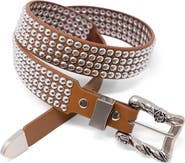 mnml Studded Leather Belt