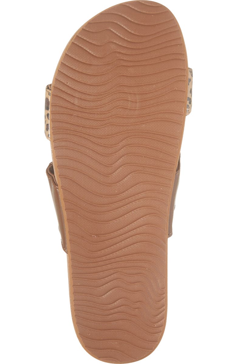 Reef Kaia Slide Sandal, Alternate, color, Brown Leopard