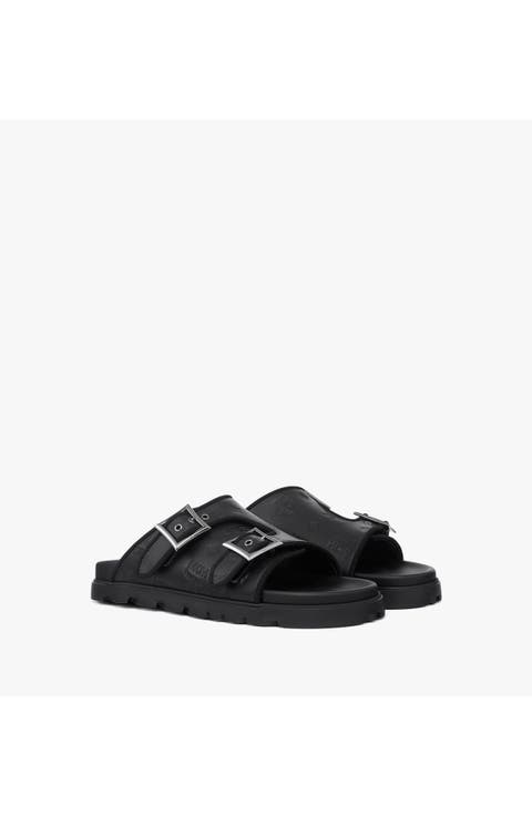 Sandals in Embossed Monogram Leather