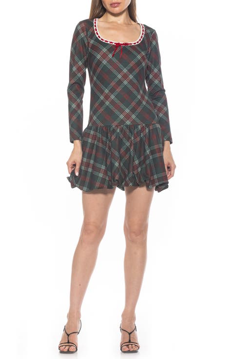 Rach Bubble Hem Drop Waist Dress