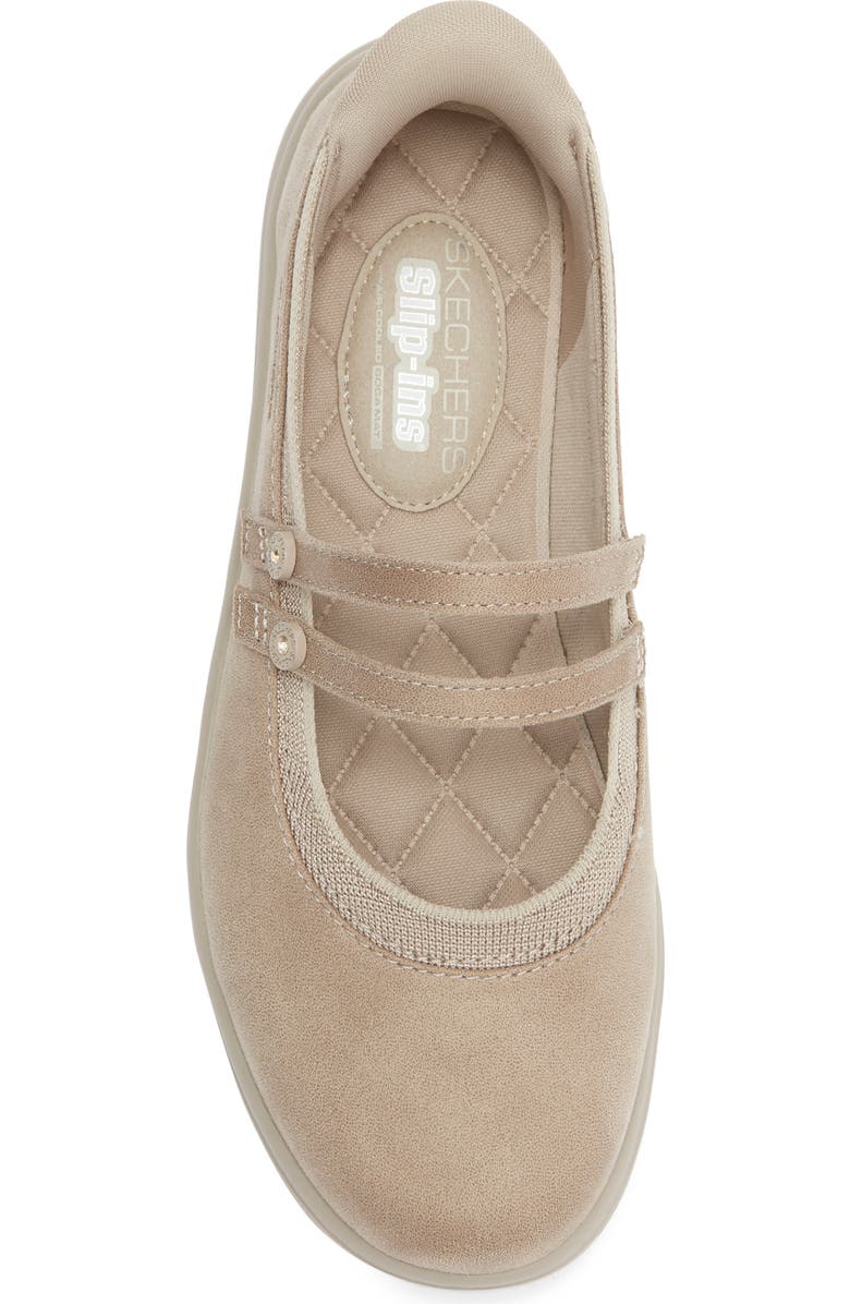 SKECHERS Slip-Ins<sup>®</sup> On The Go Mary Jane Sneaker, Alternate, color, Taupe