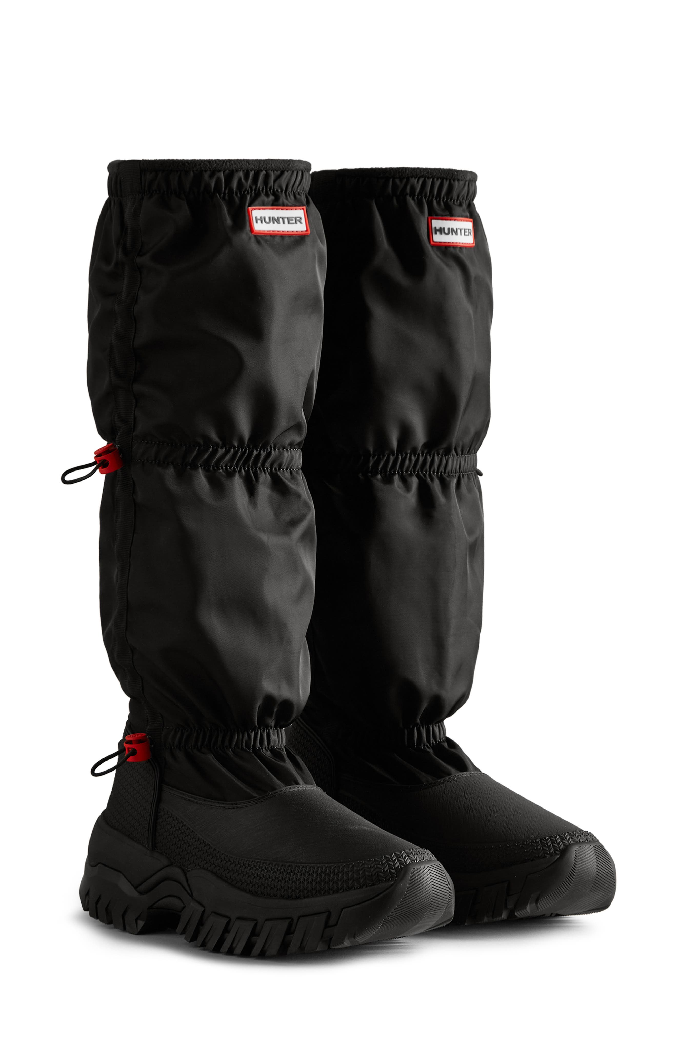 Hunter Wanderer Waterproof Insulated Tall Snow Boot, Main, color, 