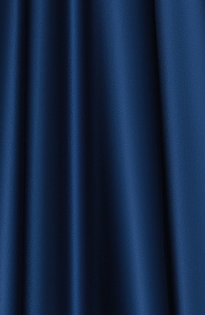 Blondie Nites Basque Waist Satin Gown, Alternate, color, Cadet Blue