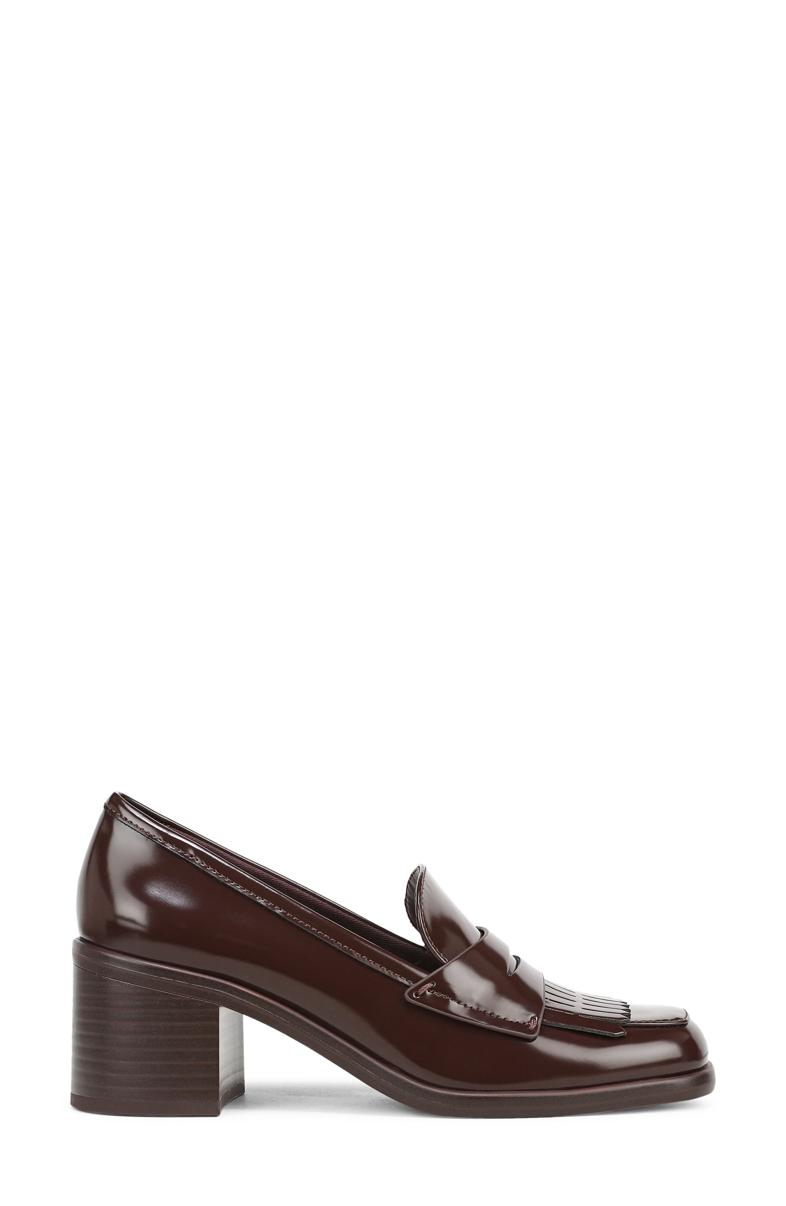 Elian Kiltie Loafer Pump, Alternate, color, BROWN