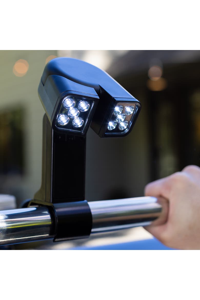 Fully Adjustable LED Grill Light, Alternate, color, Black
