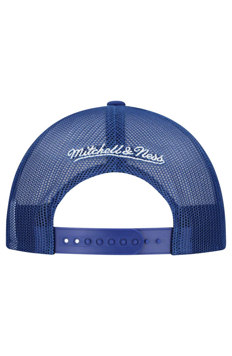 Mitchell & Ness Men's Mitchell & Ness White/Blue Toronto Maple Leafs Gridlock Trucker Adjustable Hat, Alternate, color, White