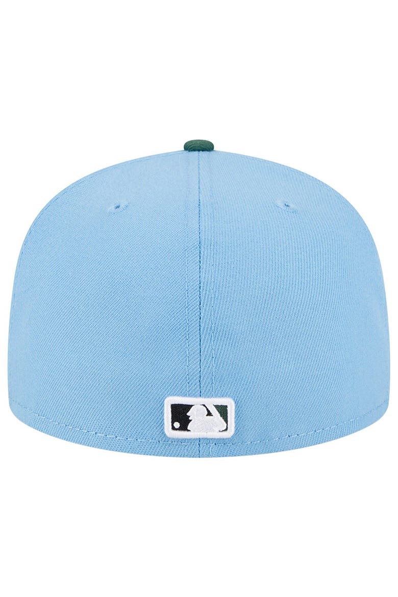 Men's New Era  Sky Blue/Cilantro New York Yankees 2000 Subway Series 59FIFTY Fitted Hat, Alternate, color, Light Blue