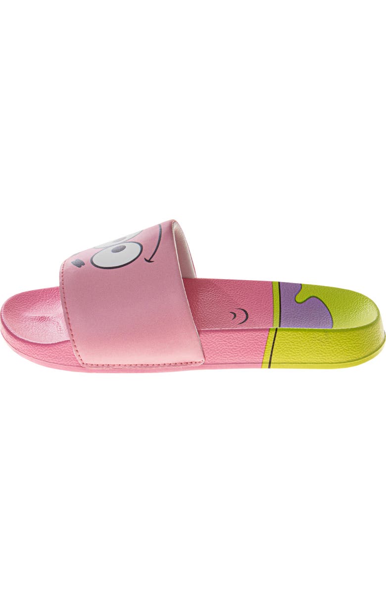 JOSMO x Nickelodeon<sup>™</sup> Kids' SpongeBob SquarePants & Patrick Mismatch Slide Sandal, Alternate, color,