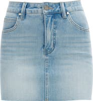 Bayeas Elowen High Waist Raw Hem Denim Skirt