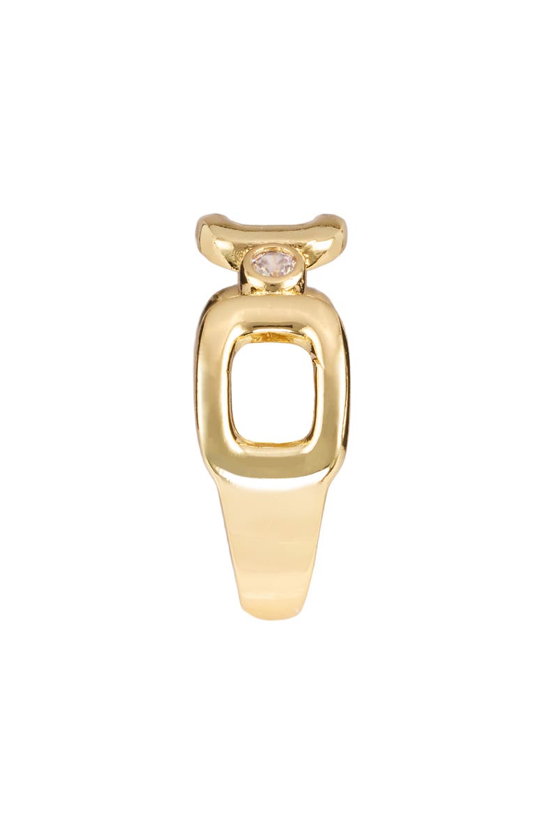 ATHRA LUXE La Dorée Square Link Ring, Alternate, color, 