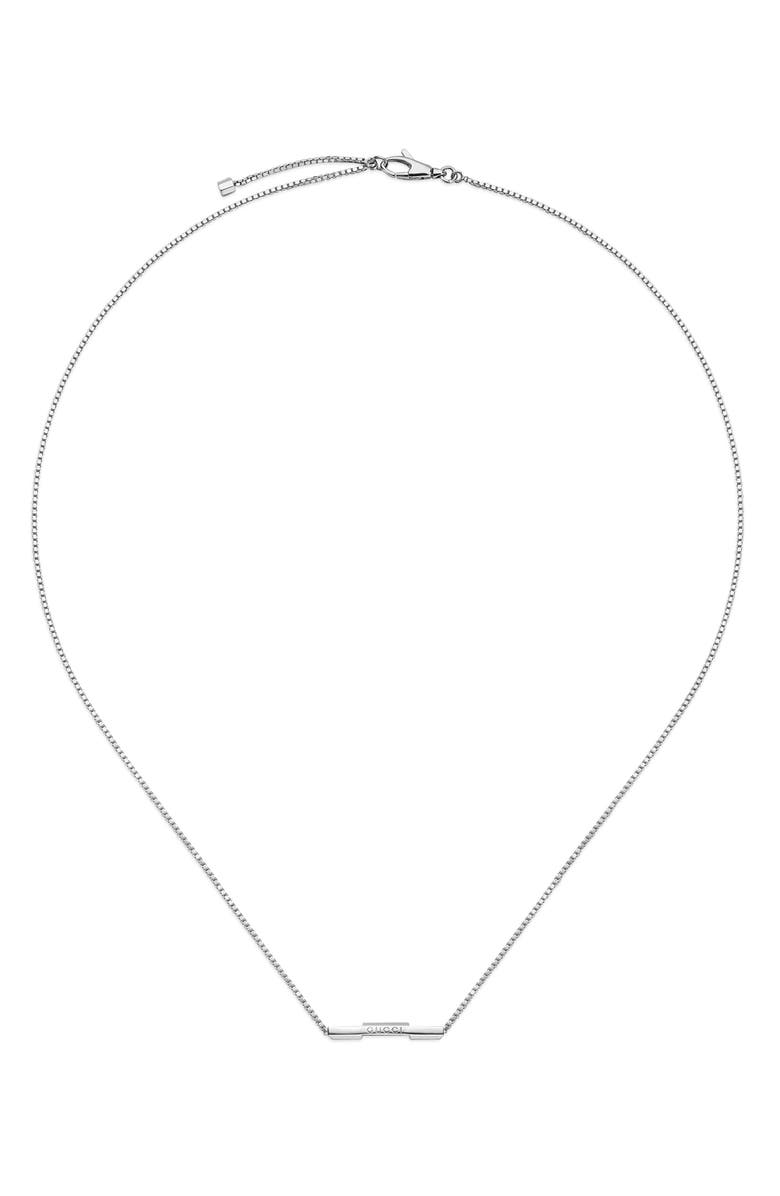 Gucci Link to Love Diamond Necklace, Main, color,