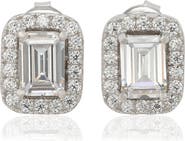 SUZY LEVIAN Sterling Silver Cubic Zirconia Stud Earrings