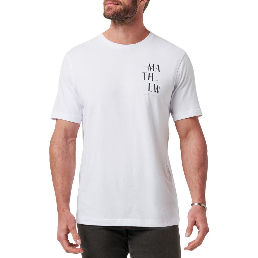 TravisMathew Art Scene Graphic T-Shirt in White  product