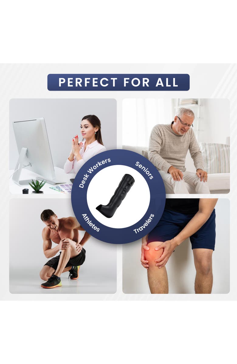 MIKO Compression Massager with Advanced Airbag Technology, 2-Pack Aero, Alternate, color, Black