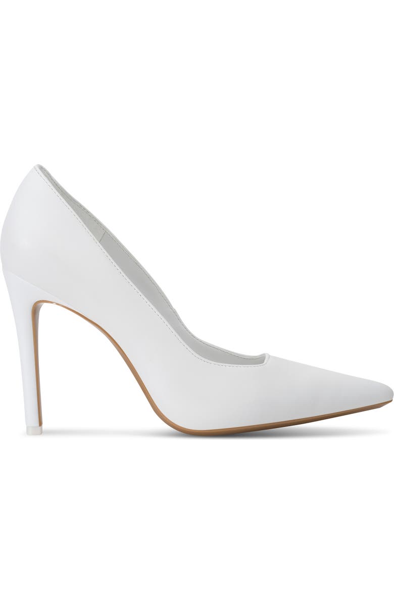 DKNY Mickel Pointed Toe Pump, Alternate, color, White