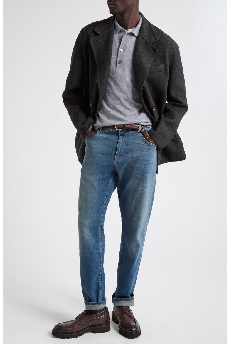 Wool Double Face Jacket, Alternate, color, 15 SMOKE MELANGE GRY