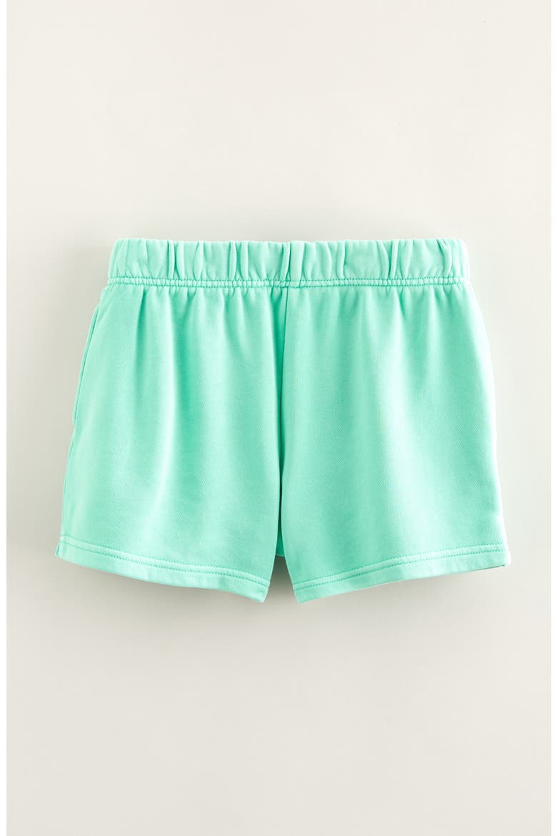 Kids' Terry Shorts, Alternate, color, GREEN CREAM